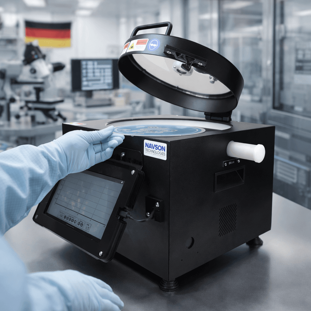 SU-8 spin coating process in German MEMS cleanroom